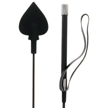 Frusta BDSM con punta in silicone e manico di qualità – 60 cm di dominanza